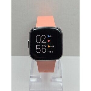 Fitbit Versa 2 Smartwatch Gray 40mm Alexa WR50M Always On Display W/ Charger